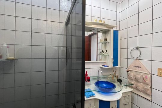 Banheiro Social de casa para alugar com 4 quartos, 157m² em Capoeiras, Florianópolis