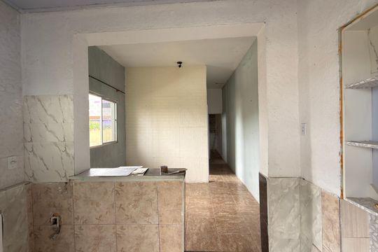 Cozinha de casa para alugar com 2 quartos, 42m² em Corte Oito, Duque de Caxias