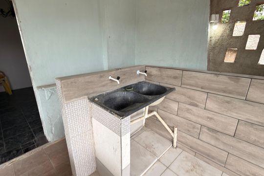 Área de Serviço de casa para alugar com 2 quartos, 42m² em Corte Oito, Duque de Caxias