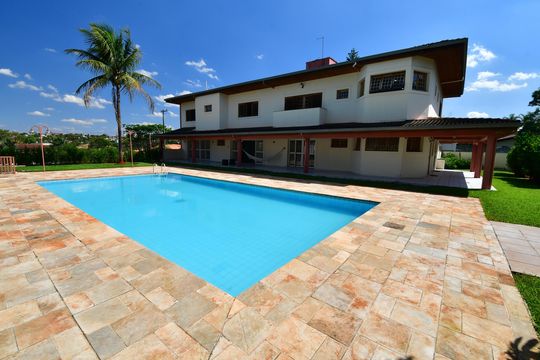 Fachada de casa de condomínio à venda com 4 quartos, 809m² em Cidade Universitária, Campinas