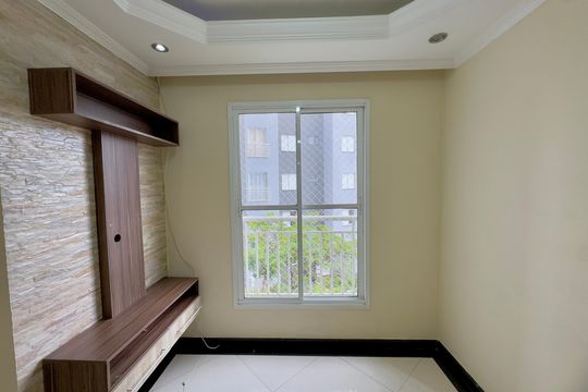 Sala de apartamento para alugar com 2 quartos, 82m² em Vila Florida, Guarulhos