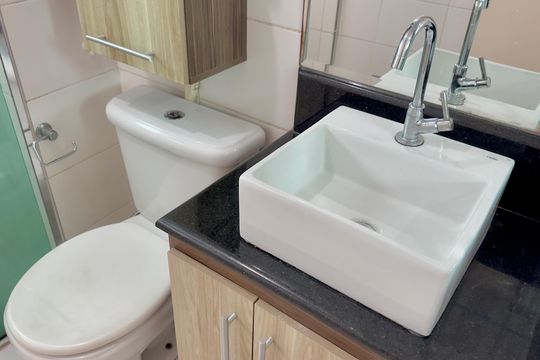 Banheiro de apartamento para alugar com 2 quartos, 82m² em Vila Florida, Guarulhos