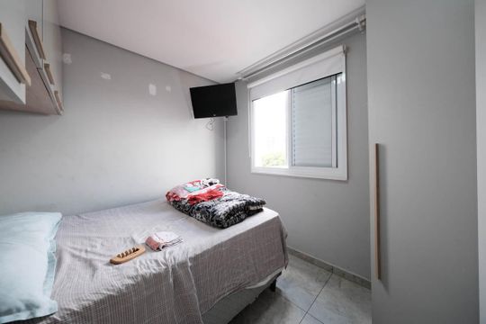 Quarto 2 de apartamento para alugar com 2 quartos, 48m² em Cidade Antônio Estêvão de Carvalho, São Paulo