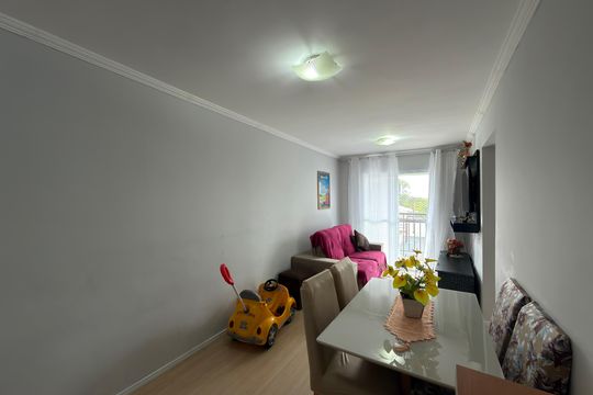 Sala de apartamento à venda com 2 quartos, 50m² em Jardim Campestre, São Bernardo do Campo
