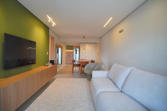 Sala de apartamento à venda com 3 quartos, 98m² em Scharlau, São Leopoldo