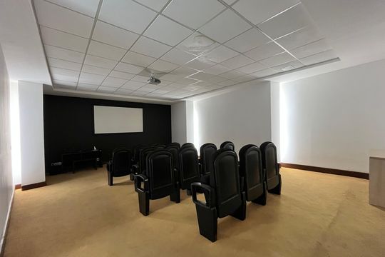 Cinema  de apartamento para alugar com 1 quarto, 76m² em Barra da Tijuca, Rio de Janeiro