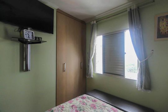 Quarto 2 de apartamento à venda com 2 quartos, 49m² em Vila Santa Clara, São Paulo