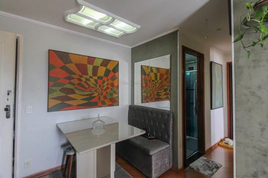 Sala de apartamento à venda com 2 quartos, 49m² em Vila Santa Clara, São Paulo
