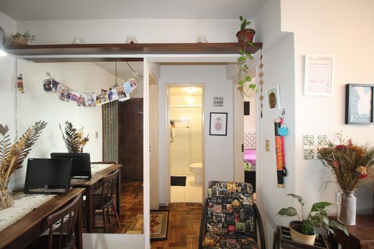 Sala de apartamento à venda com 1 quarto, 42m² em Moinhos de Vento, Porto Alegre
