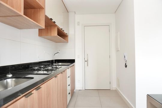Cozinha de kitnet/studio para alugar com 1 quarto, 41m² em Santa Efigênia, Belo Horizonte