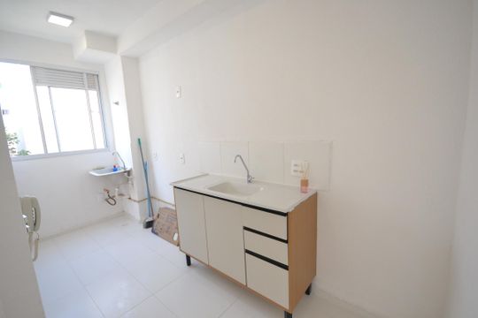 Cozinha  de apartamento à venda com 2 quartos, 42m² em Jardim D’abril, São Paulo