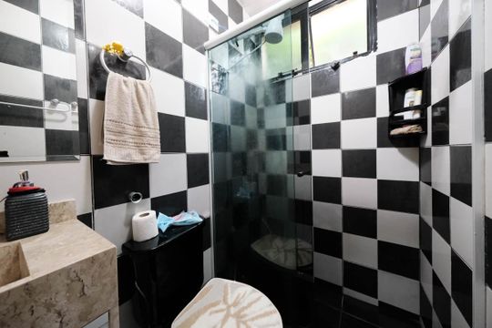 Banheiro de apartamento à venda com 2 quartos, 50m² em Vila Silvia, São Paulo