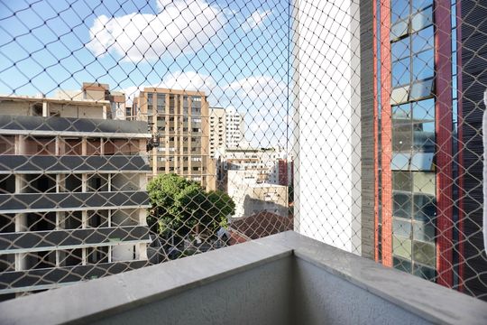 Suíte - Varanda   de apartamento à venda com 3 quartos, 118m² em Lourdes, Belo Horizonte