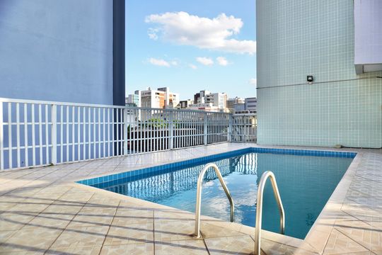 Área comum - Piscina de apartamento à venda com 3 quartos, 118m² em Lourdes, Belo Horizonte