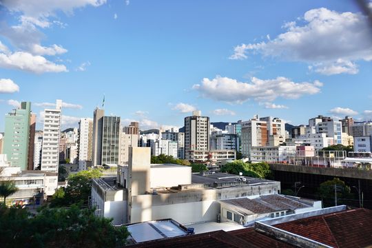 Varanda - Vista  de apartamento à venda com 3 quartos, 118m² em Lourdes, Belo Horizonte