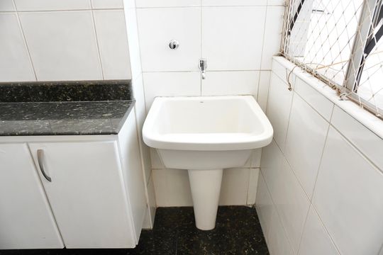 Área de Serviço de apartamento à venda com 3 quartos, 118m² em Lourdes, Belo Horizonte