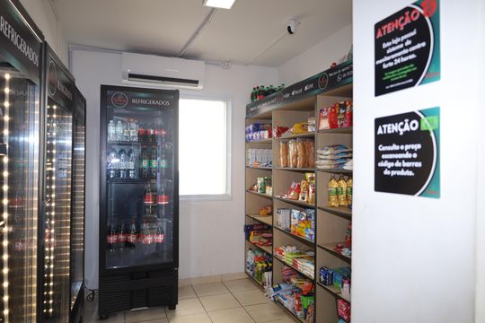Área comum - Mercado de apartamento para alugar com 2 quartos, 57m² em Vila Nova Curuca, São Paulo