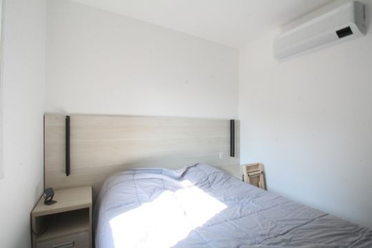 Suíte  de apartamento à venda com 3 quartos, 92m² em Jardim Henriqueta, Taboão da Serra