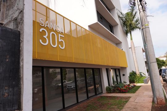Fachada do Prédio de apartamento para alugar com 1 quarto, 20m² em Parque Arnold Schimidt, São Carlos