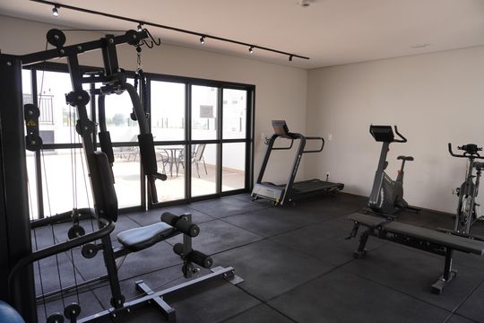 Área comum - Academia de apartamento para alugar com 1 quarto, 20m² em Parque Arnold Schimidt, São Carlos