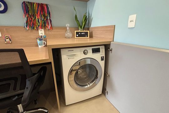 Área comum de apartamento para alugar com 1 quarto, 43m² em Cidade Monções, São Paulo