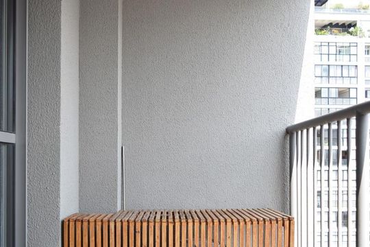 Varanda de kitnet/studio para alugar com 1 quarto, 25m² em Consolação, São Paulo