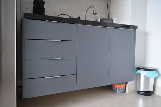 Cozinha de kitnet/studio para alugar com 1 quarto, 25m² em Consolação, São Paulo