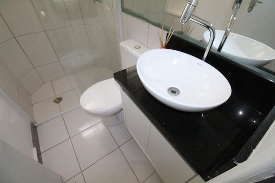 Banheiro de apartamento para alugar com 2 quartos, 55m² em Floradas de São José, São José dos Campos
