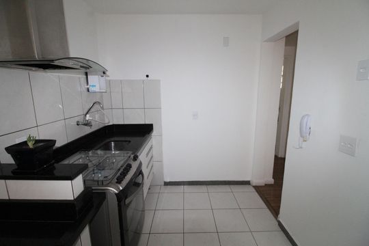 Cozinha de apartamento para alugar com 2 quartos, 55m² em Floradas de São José, São José dos Campos