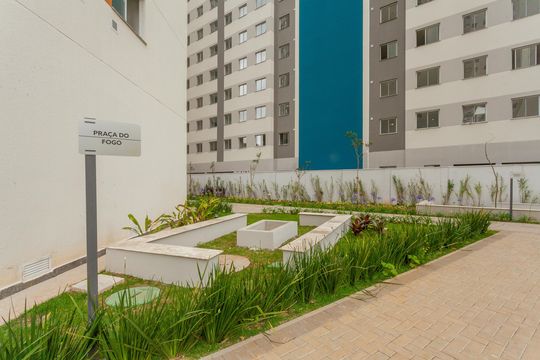 Área comum de apartamento para alugar com 2 quartos, 34m² em Usina Piratininga, São Paulo