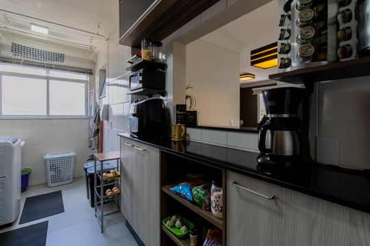 Cozinha de apartamento à venda com 2 quartos, 72m² em Macedo, Guarulhos