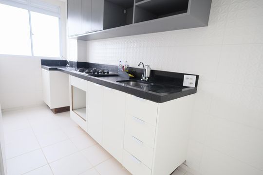Cozinha de apartamento para alugar com 2 quartos, 42m² em Jardim Boa Vista (zona Oeste), Osasco