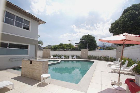 Área comum - Piscina de apartamento à venda com 2 quartos, 54m² em Taquara, Rio de Janeiro
