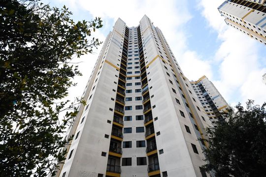 Fachada de apartamento para alugar com 2 quartos, 68m² em Chácara Agrindus, Taboão da Serra