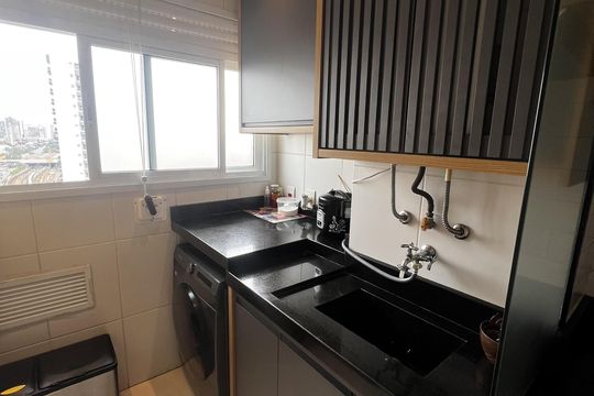 Cozinha de apartamento à venda com 2 quartos, 68m² em Tatuapé, São Paulo