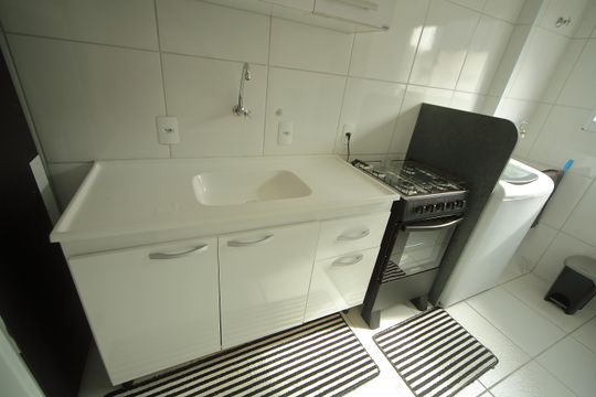 Cozinha  de apartamento para alugar com 2 quartos, 49m² em Cooperativa, São Bernardo do Campo