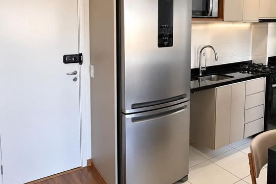 Cozinha de apartamento à venda com 2 quartos, 34m² em Freguesia do Ó, São Paulo