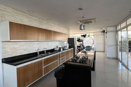 Área comum de apartamento para alugar com 2 quartos, 69m² em Encruzilhada, Santos