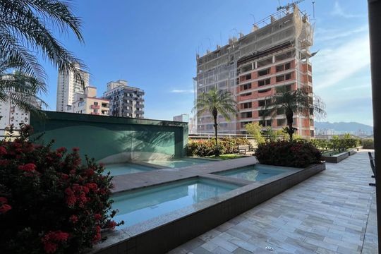 Área comum de apartamento para alugar com 2 quartos, 69m² em Encruzilhada, Santos