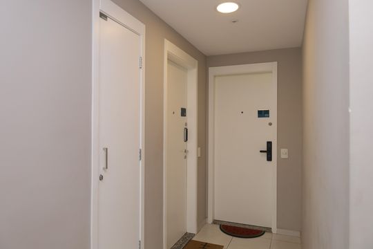 Área comum - Saguão do andar de apartamento à venda com 2 quartos, 55m² em Vila Santana, São Paulo