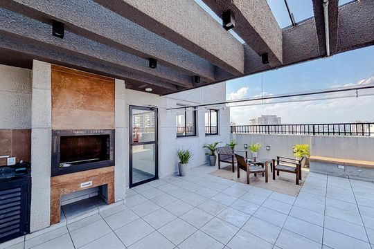 Área comum - Churrasqueira de apartamento para alugar com 2 quartos, 41m² em Tatuapé, São Paulo
