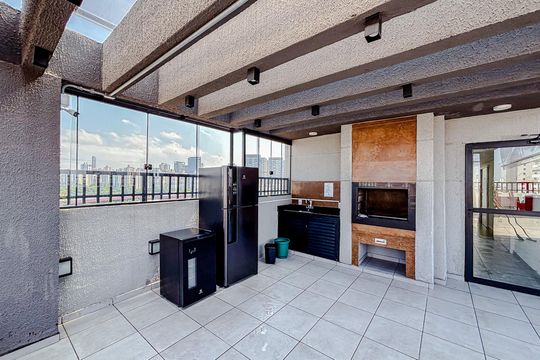 Área comum - Churrasqueira de apartamento para alugar com 2 quartos, 41m² em Tatuapé, São Paulo
