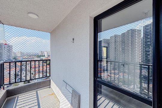 Varanda de apartamento para alugar com 2 quartos, 41m² em Tatuapé, São Paulo