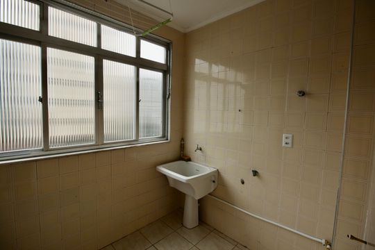 Área de Serviço de apartamento para alugar com 1 quarto, 60m² em José Menino, Santos