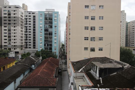 Vista de apartamento para alugar com 1 quarto, 60m² em José Menino, Santos