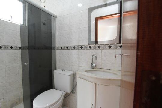 Banheiro da Suíte de apartamento à venda com 2 quartos, 67m² em Buritis, Belo Horizonte