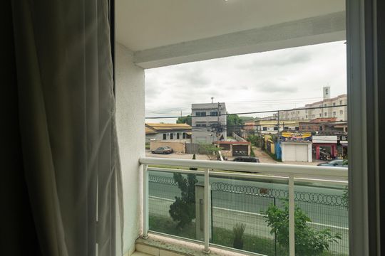 Vista da Sala de apartamento à venda com 2 quartos, 50m² em Campo Grande, Rio de Janeiro
