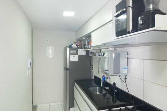 Cozinha de apartamento à venda com 2 quartos, 50m² em Campo Grande, Rio de Janeiro