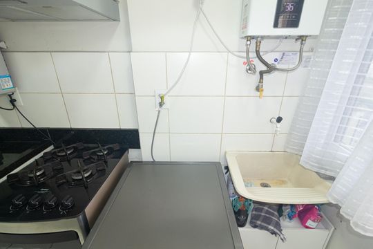 Área de serviço de apartamento à venda com 2 quartos, 50m² em Campo Grande, Rio de Janeiro