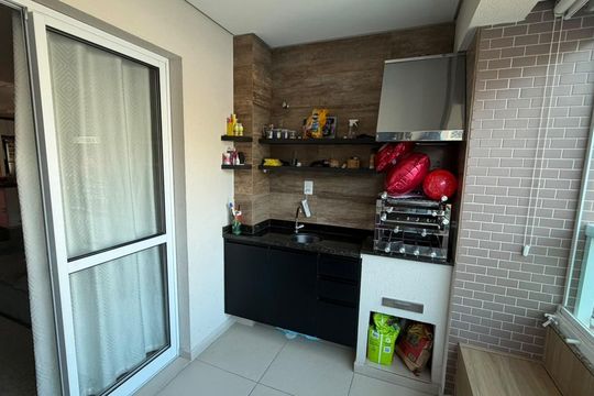 Cozinha de apartamento à venda com 2 quartos, 72m² em Santa Maria, São Caetano do Sul